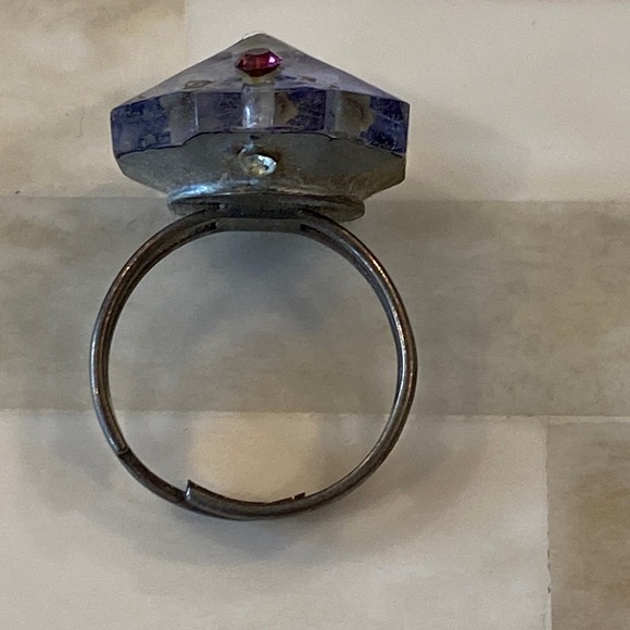 Juliette Ramade French Artist Hand Painted Tabby Cat Ring OS - Picture 5 of 8